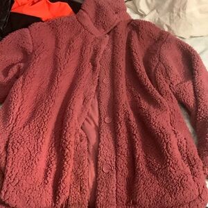 Purple fur jacket from forever 21